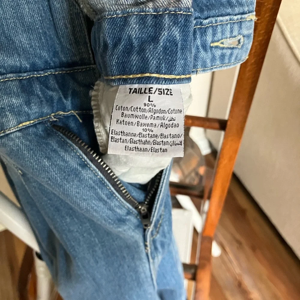 Blue Denim Jumpsuit - Picture 3 of 7